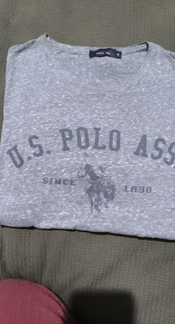 Gri Baskılı Erkek Kısa Kollu Tişört - Görsel 3