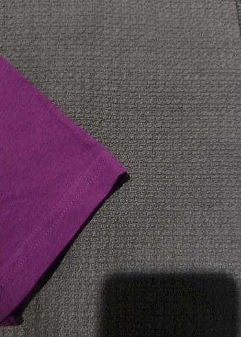 Kız Çocuk Mor Kısa Kollu Tişört - Görsel 3