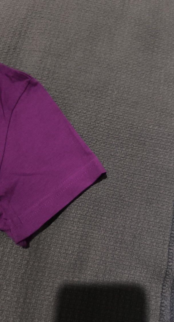 Kız Çocuk Mor Kısa Kollu Tişört - Görsel 4