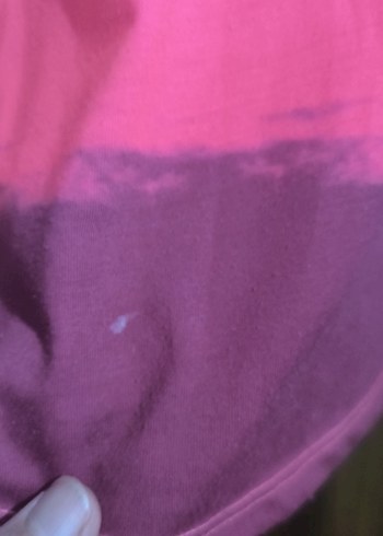 Renkli Bağlama Desenli Hamile Tişörtü - Görsel 4