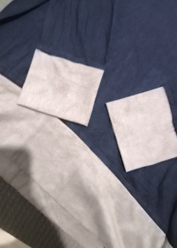 Yüksek Yakalı  lacivert  açık kahverengi Hamile Bluzu - Görsel 2