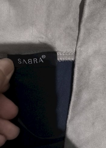 Yüksek Yakalı  lacivert  açık kahverengi Hamile Bluzu - Görsel 4