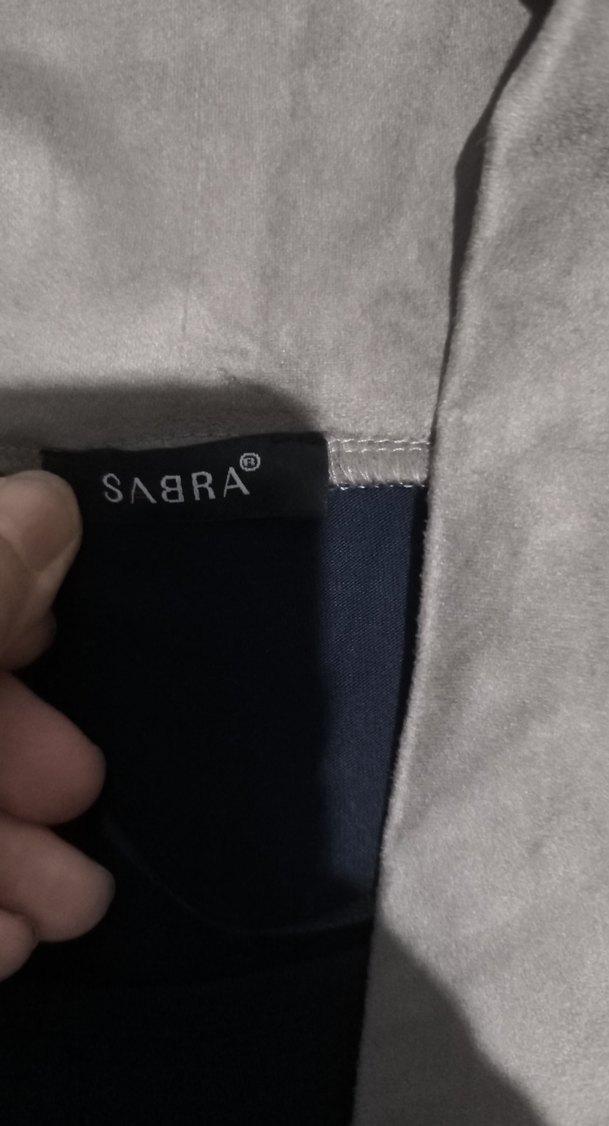 Yüksek Yakalı  lacivert  açık kahverengi Hamile Bluzu - Görsel 4