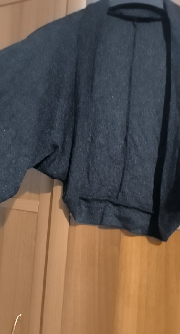 Bayan koyu  gri Uzun Kollu Bolero
cepken - Görsel 3