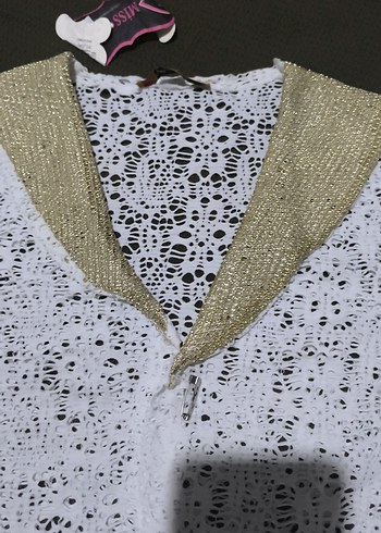 Kız Çocuk Beyaz Dantel Bolero - Görsel 2