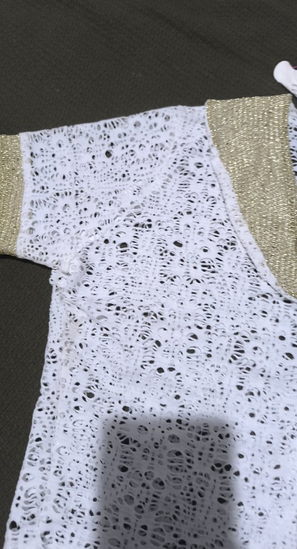 Kız Çocuk Beyaz Dantel Bolero - Görsel 3