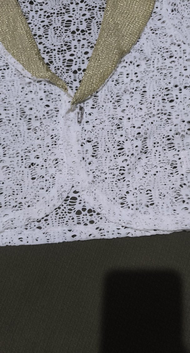 Kız Çocuk Beyaz Dantel Bolero - Görsel 4