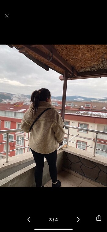 l Beden Pull and bear kürklü mont