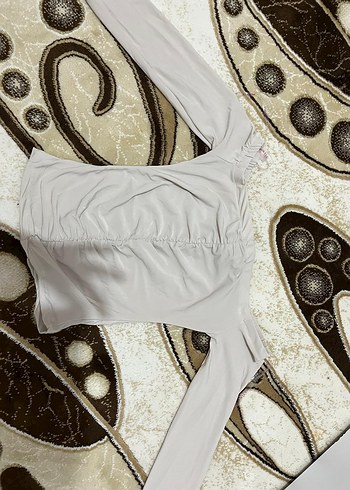 Bej Bohem Uzun Kollu Balıkçı Yaka Bluz - Görsel 2