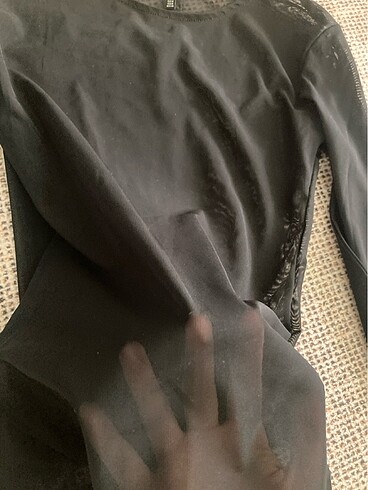 m Beden siyah goth bluz