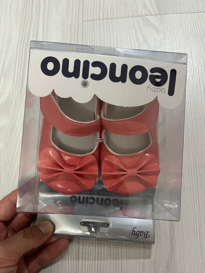 Kız Bebek Pembe Fiyonklu ayakkabı - Görsel 2