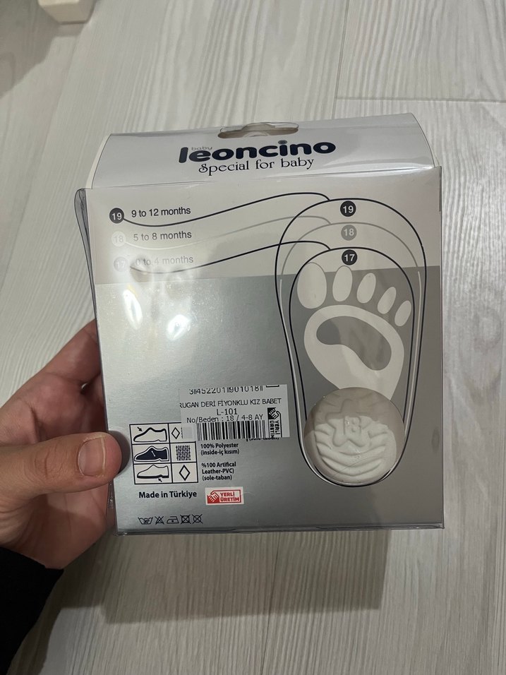 Kız Bebek Pembe Fiyonklu ayakkabı - Görsel 3