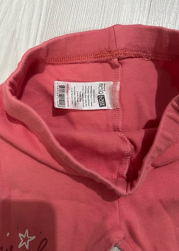 Pembe Kız Çocuk  çoraplı Pantolon - Görsel 2