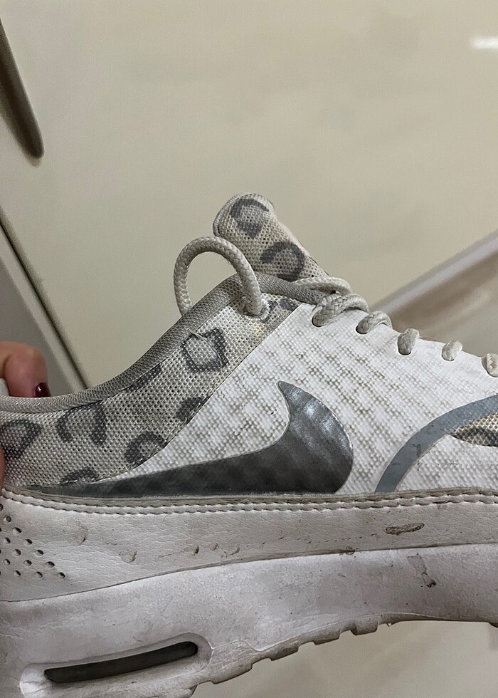 Beyaz nike orijinal spor ayakkabı - Görsel 4