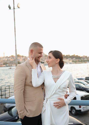 Alfabeta uyumlu özel dikim tasarım elbise - Görsel 2