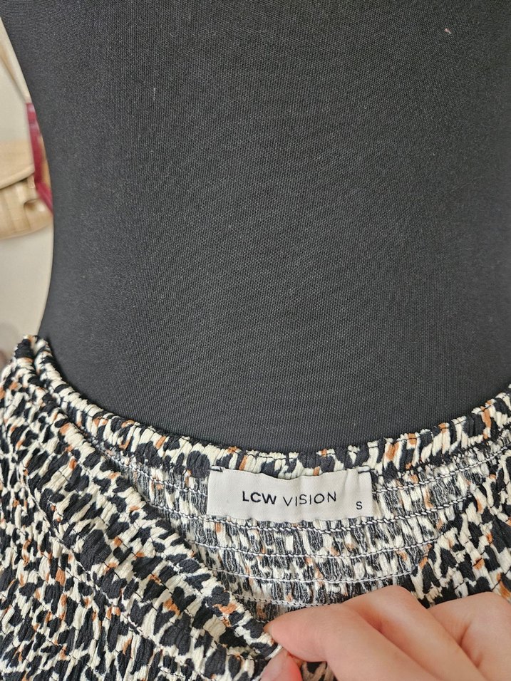 Kahverengi Leopar Desenli Mini Etek - Görsel 3