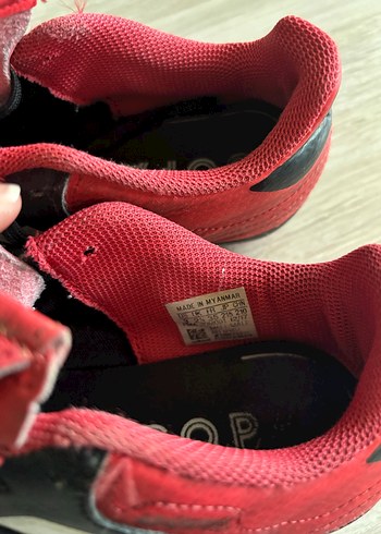 Adidas Erkek çocuk Kırmızı Siyah krampon - Görsel 2