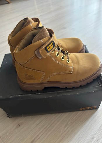 Erkek Çocuk camel Deri Bot CAT - Görsel 2