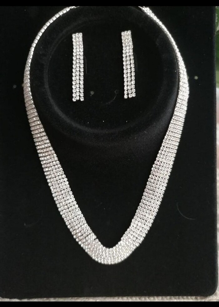 Kolye küpe seti - Görsel 2