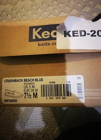 Keds Keds crashback beach blue kadın ayakkabı
