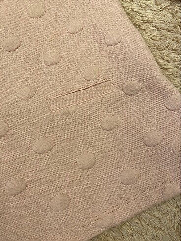 H&M Toz pembe elbise