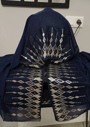 Drapeli Lacivert Tel kirma mevlütlük - Görsel 3