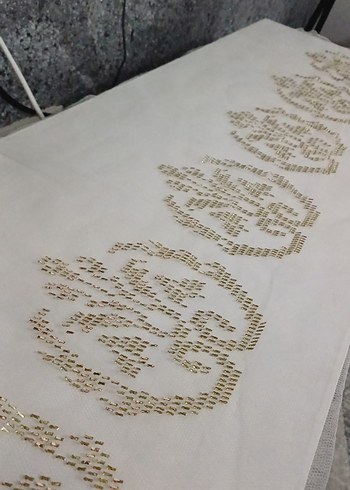 Beyaz krem mevlutluk tel kirma - Görsel 2