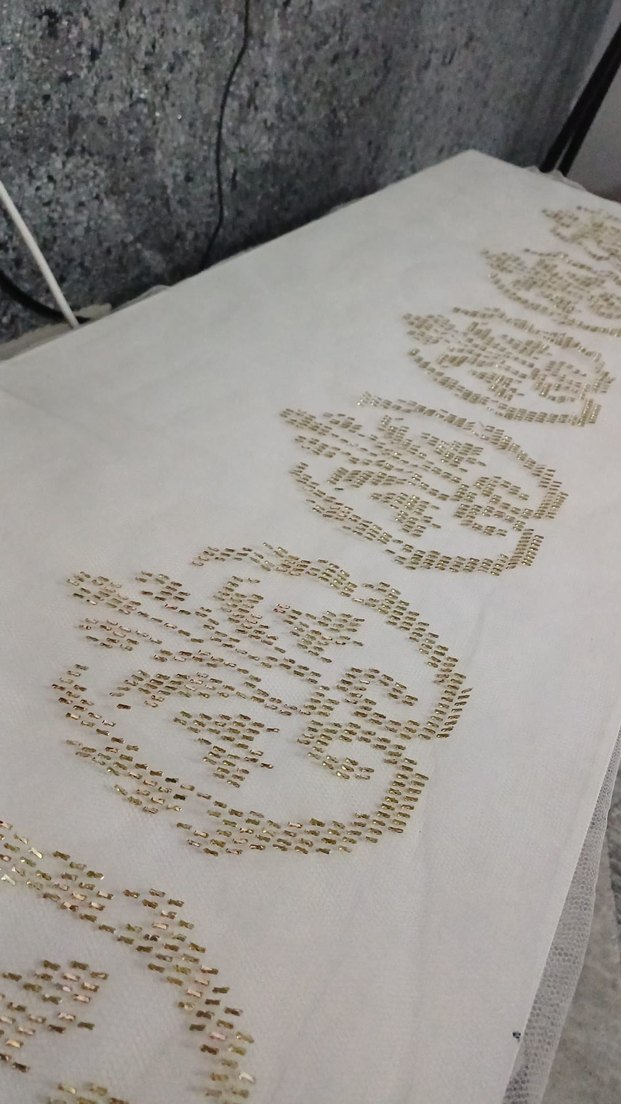 Beyaz krem mevlutluk tel kirma - Görsel 2