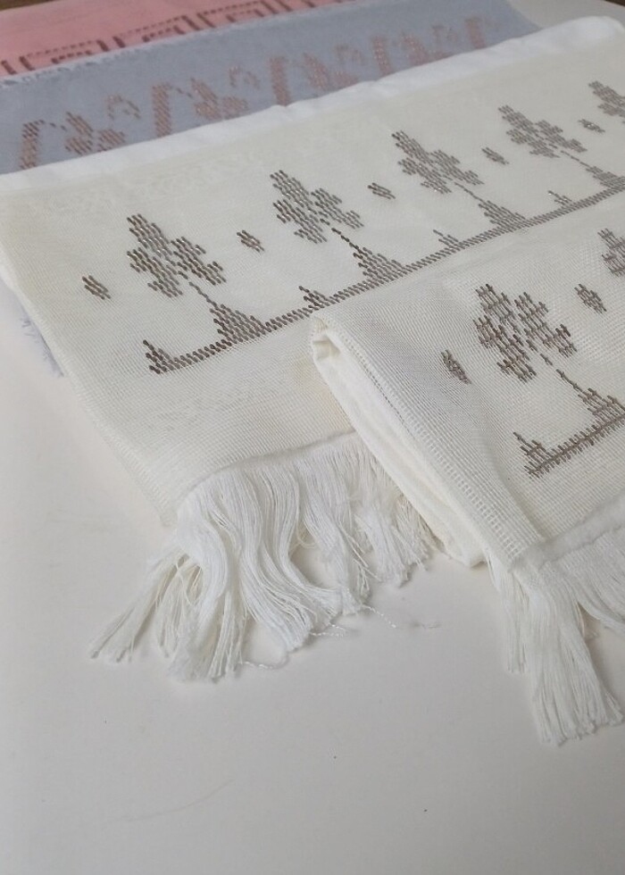 Analı kızlı Tel kirma havlu - Görsel 3