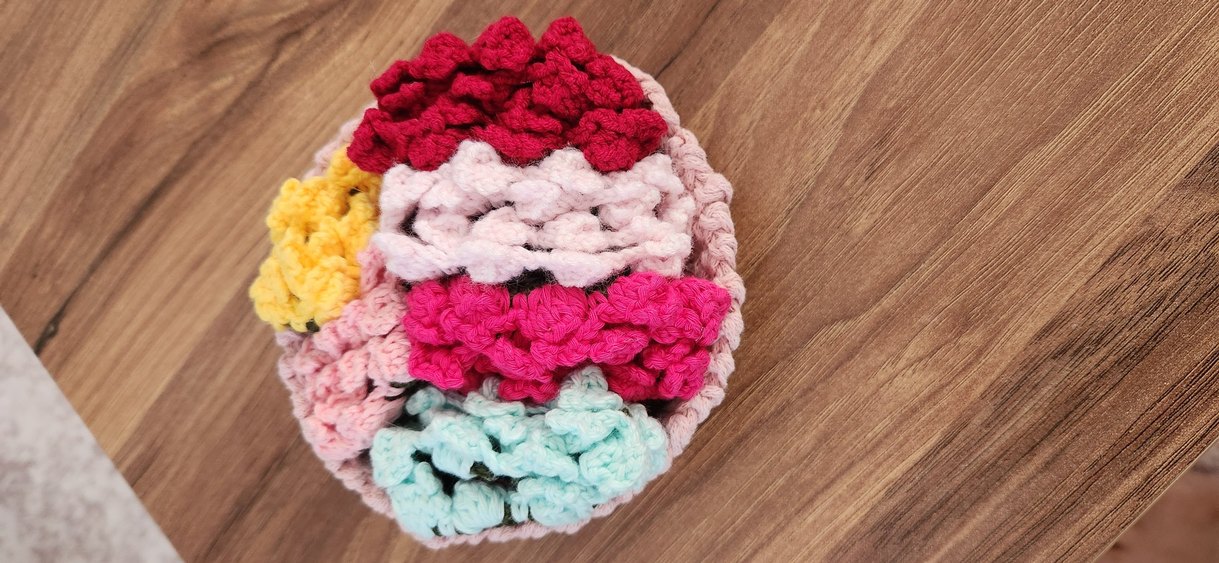 Renkli Nakışlı Bardak Altlığı - Görsel 2