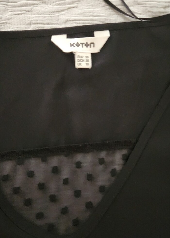 Koton Siyah Bluz - Görsel 3