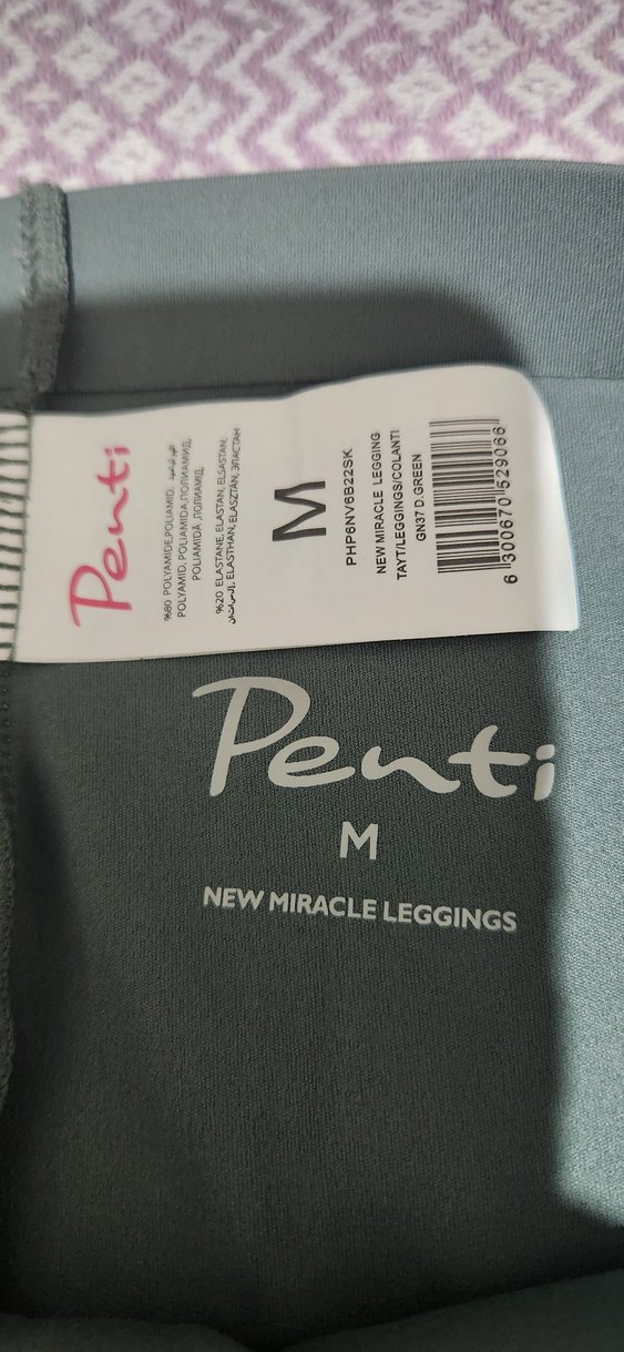 Penti Yeşil Spor Kadın Tayt - Görsel 3