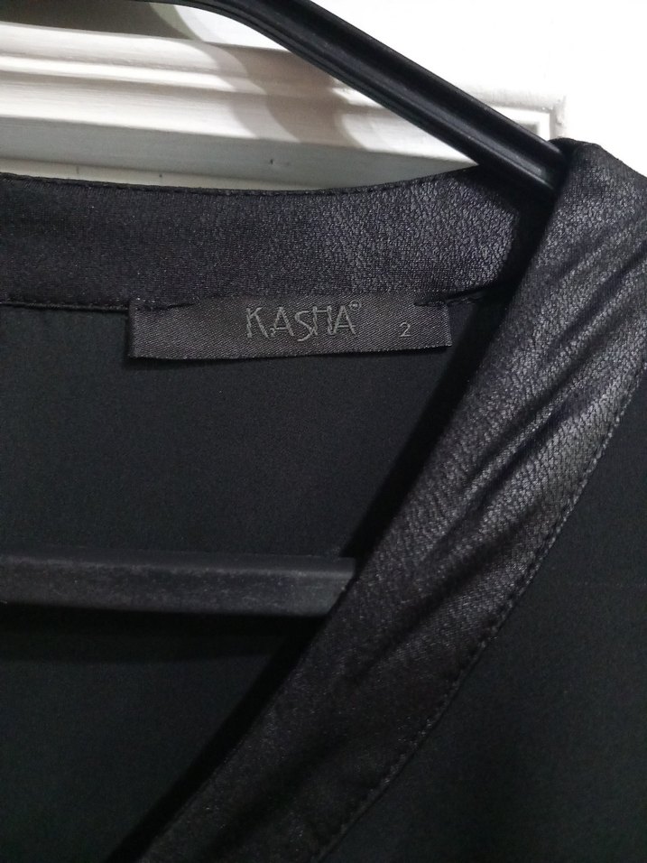 Siyah Uzun Kollu Gotik Kadın Bluz - Görsel 2