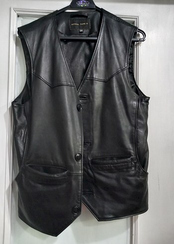 Kemal Tanca Siyah Deri Kemerli Biker Ceket - Görsel 4