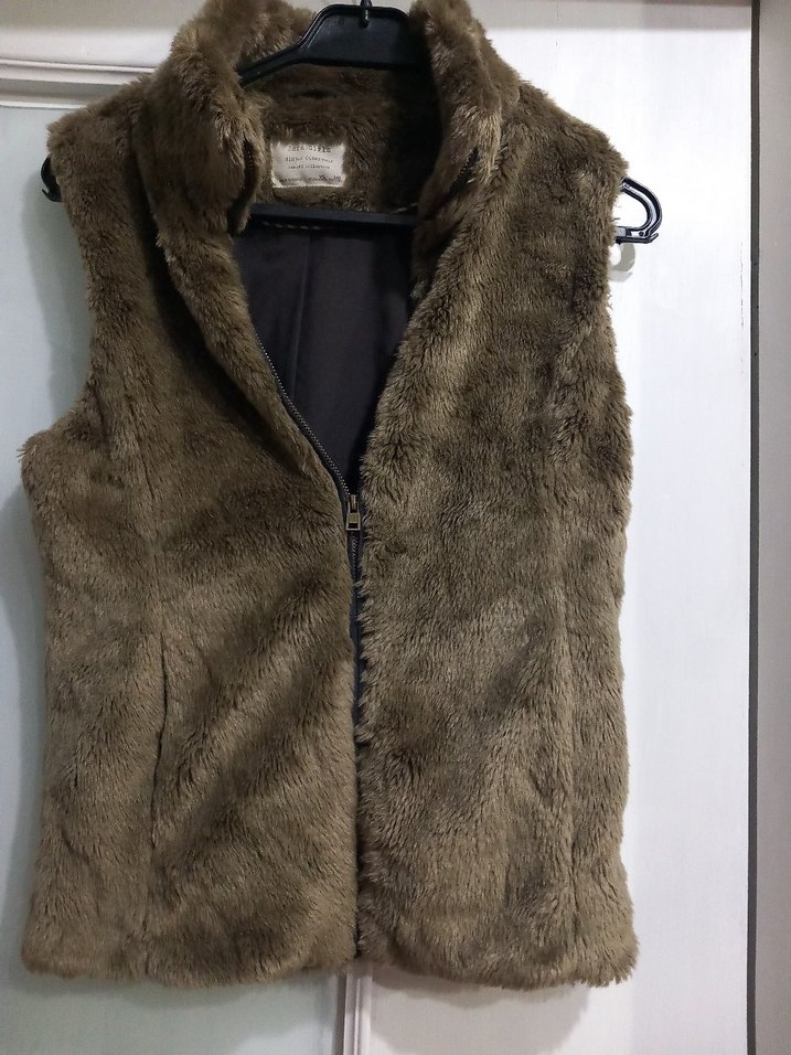 Kürk çocuk yelek - Görsel 2