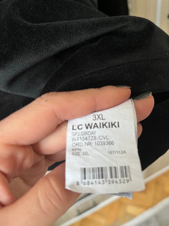 Siyah Kadife Salaş Sweatshirt - Görsel 5