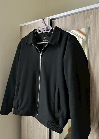 Siyah Kadın / Erkek Fermuarlı Street Wear mont kalın  RUVEN - Görsel 3