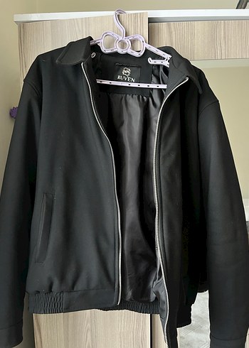 Siyah Kadın / Erkek Fermuarlı Street Wear mont kalın  RUVEN - Görsel 6