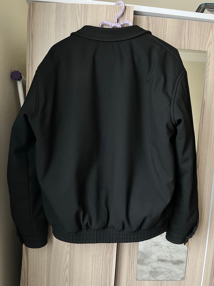 Siyah Kadın / Erkek Fermuarlı Street Wear mont kalın  RUVEN - Görsel 4