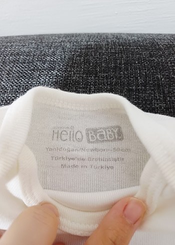 Beyaz Kısa Kollu Bebek Çıtçıtlı Body - Görsel 2