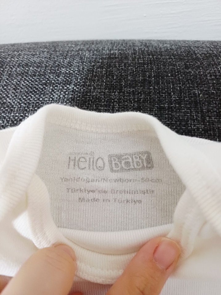 Beyaz Kısa Kollu Bebek Çıtçıtlı Body - Görsel 2