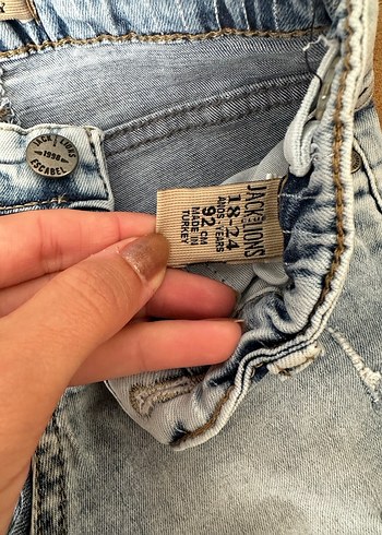 Erkek Çocuk Mavi Bol Kesim Denim Şort - Görsel 5