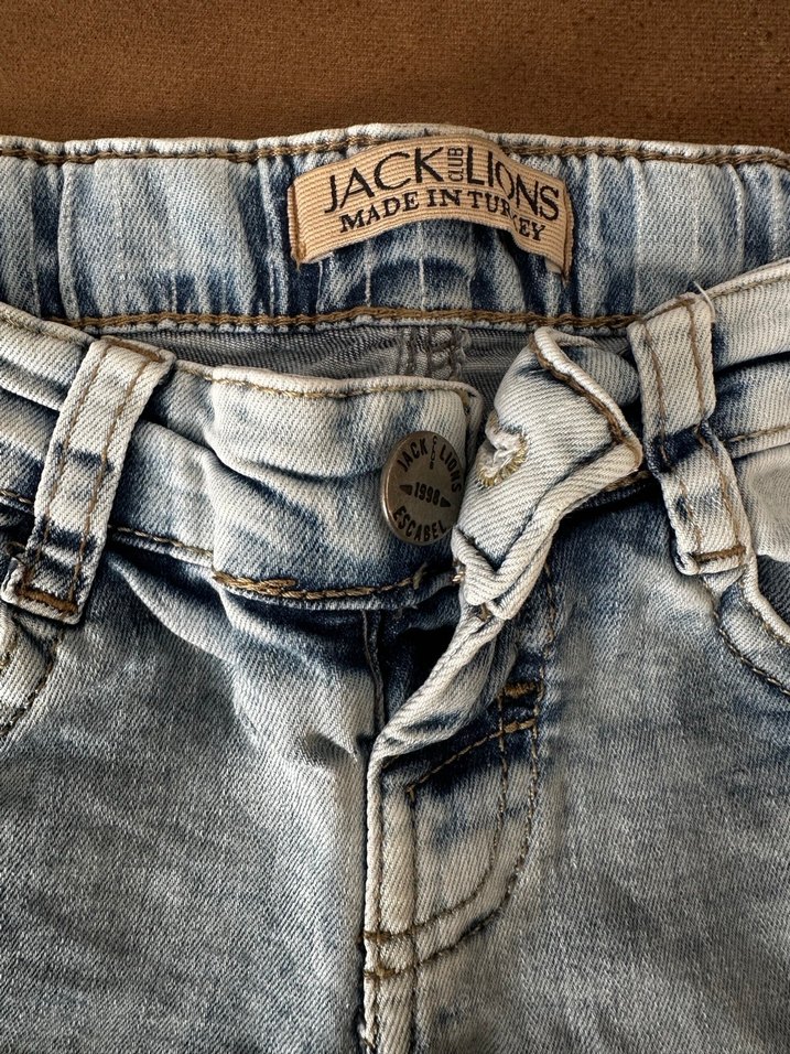 Erkek Çocuk Mavi Bol Kesim Denim Şort - Görsel 4