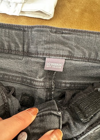 Gri Erkek Çocuk Kot Pantolon - Görsel 4