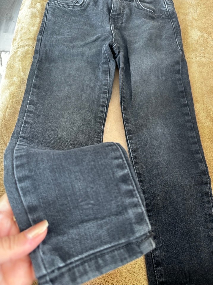 Gri Erkek Çocuk Kot Pantolon - Görsel 2