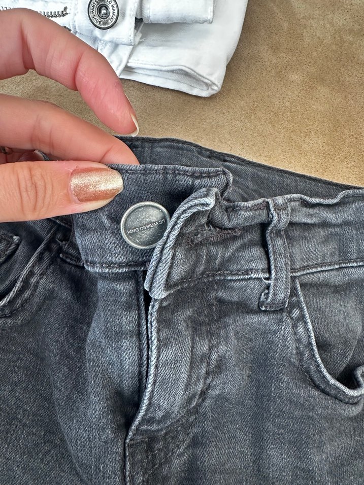 Gri Erkek Çocuk Kot Pantolon - Görsel 3