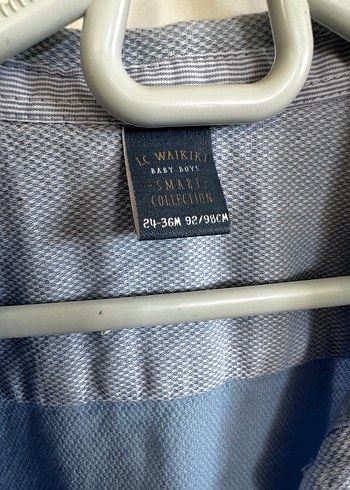 Düğmeli Erkek Çocuk Kot Gömlek - Görsel 3