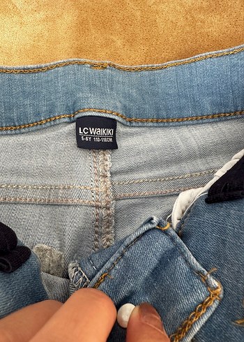 Erkek Çocuk Normal Kesim Gri Kot Pantolon - Görsel 4