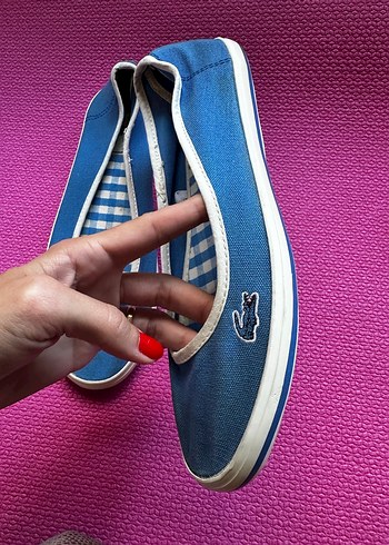 Mavi Kadın Denim Sneakers Velcro Detaylı - Görsel 2