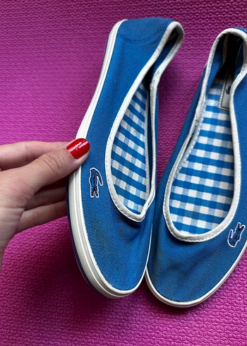 Mavi Kadın Denim Sneakers Velcro Detaylı - Görsel 3